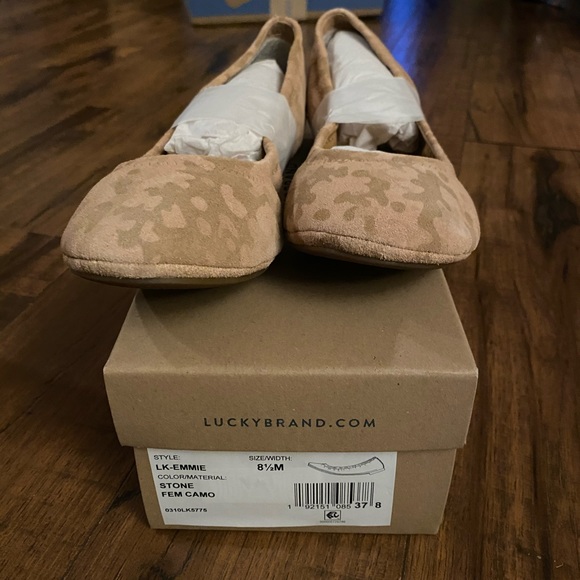 Lucky brand Emmie camo flats